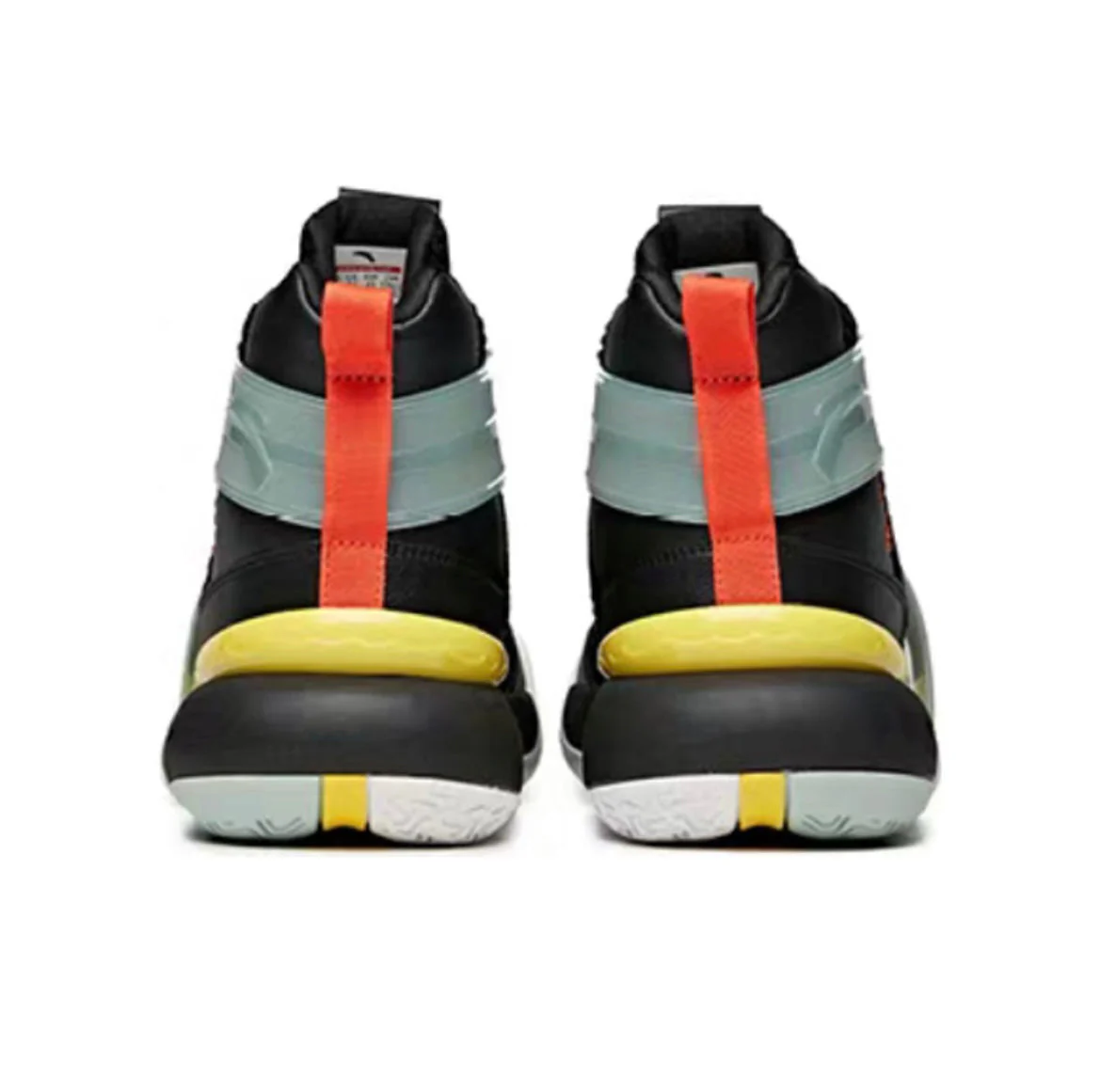 Anta Quick Fight 4 High Suede Basketball Shoes - Black/Green - Image 3