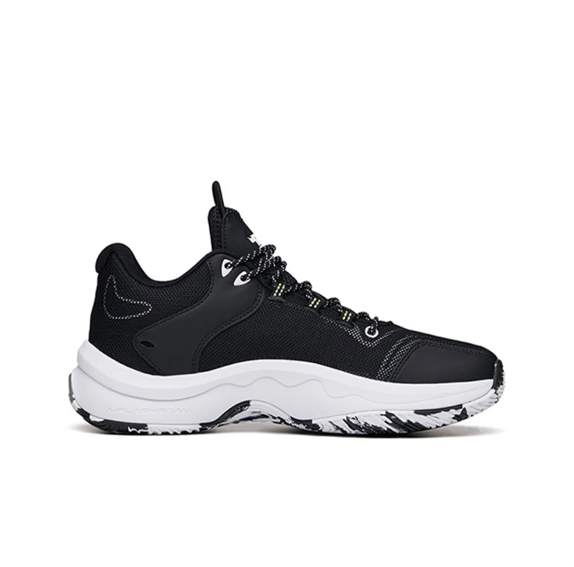 Anta Shock Wave 5 Heat Wave 3 - Black/White - Image 2