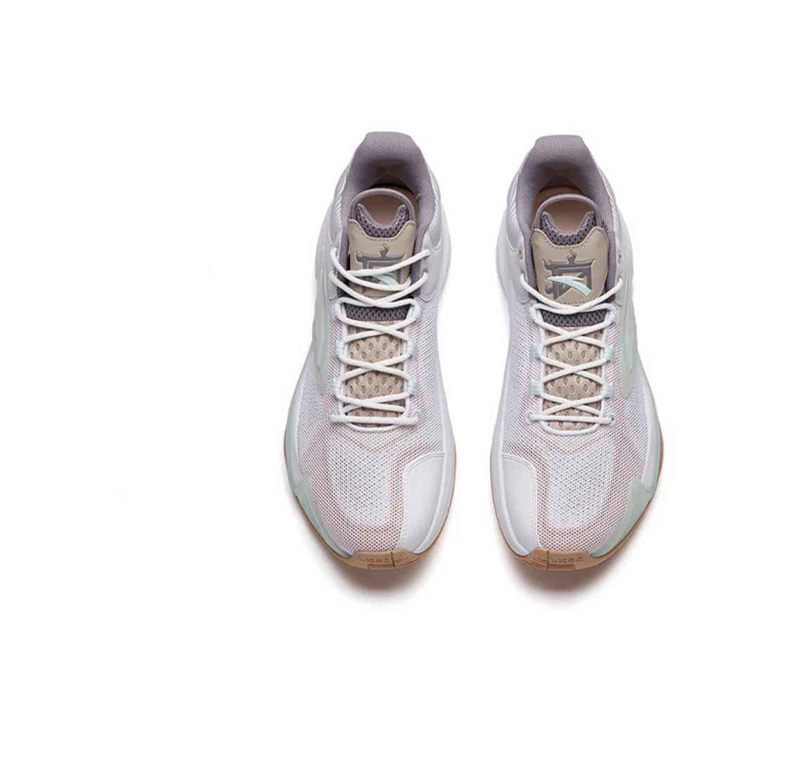 Anta Shock Wave 5 Heat Wave 3 - Gray/White - Image 2