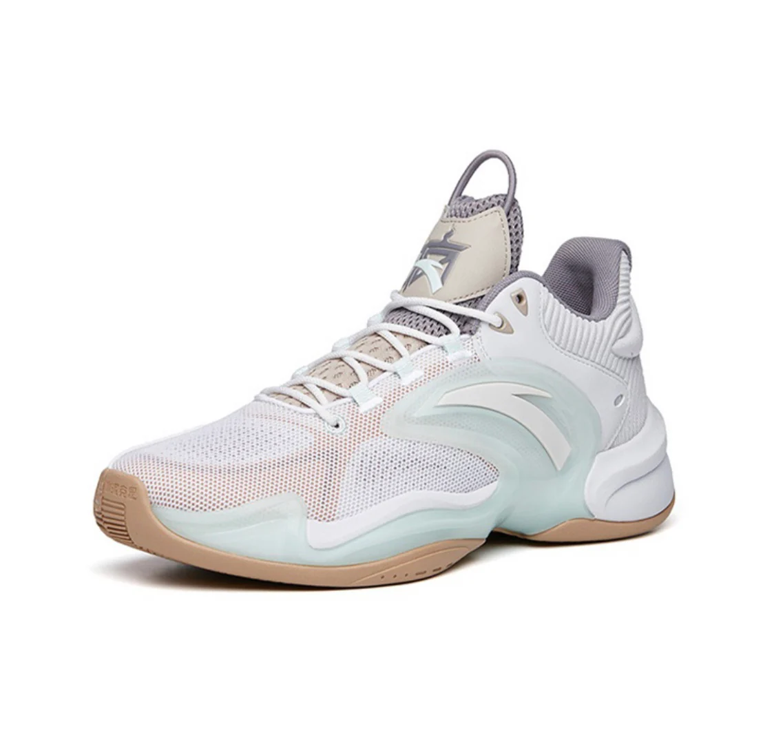 Anta Shock Wave 5 Heat Wave 3 - Gray/White - Image 3