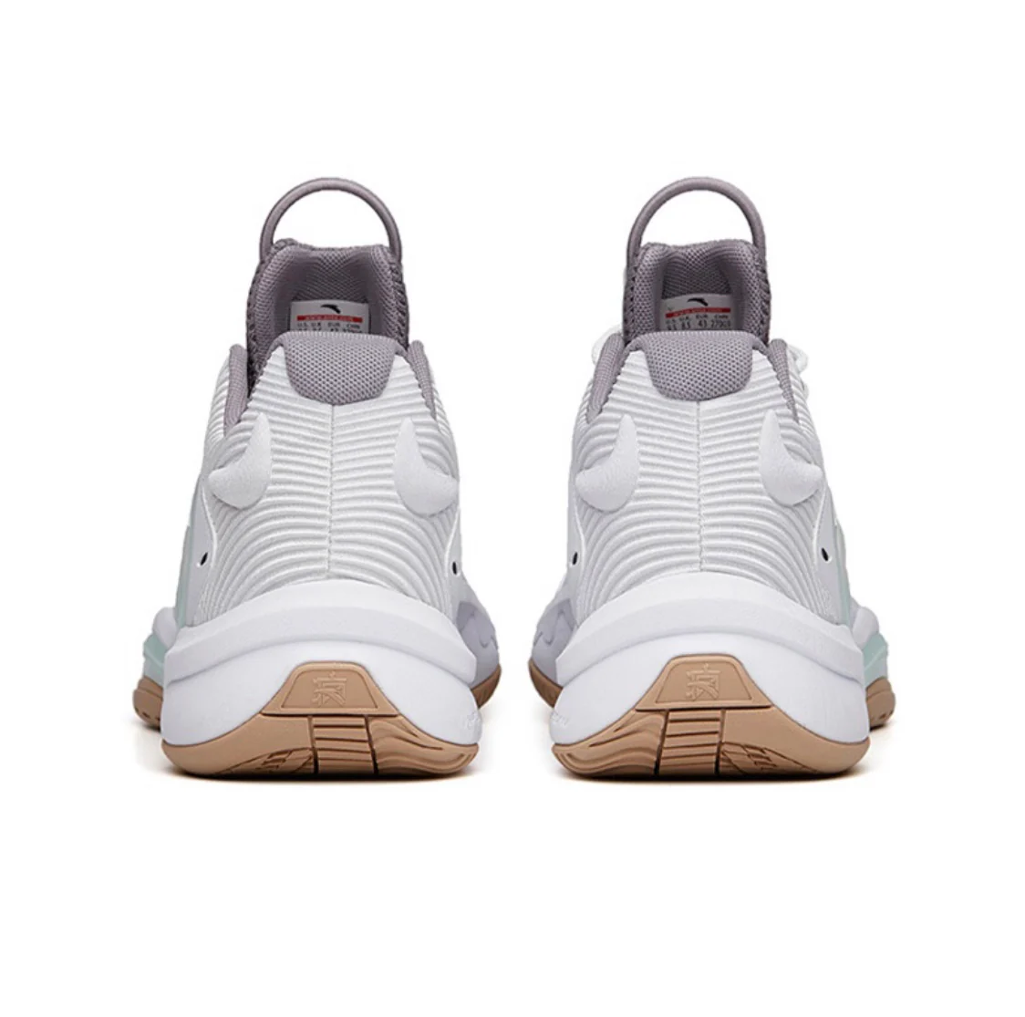 Anta Shock Wave 5 Heat Wave 3 - Gray/White - Image 4