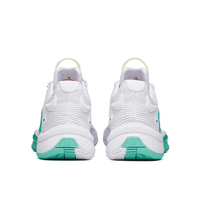 Anta Shock Wave 5 Heat Wave 3 - White/Green - Image 4