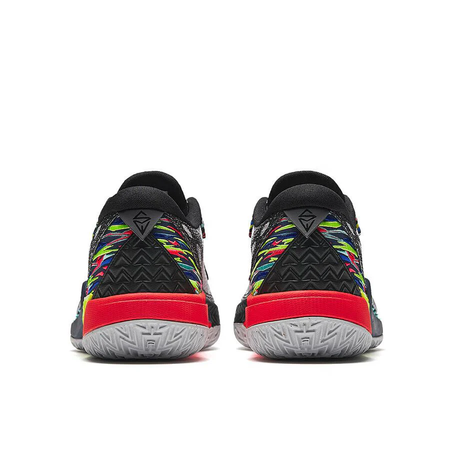 Anta Shock Wave 6 - Gray/Yellow/Red - Image 3