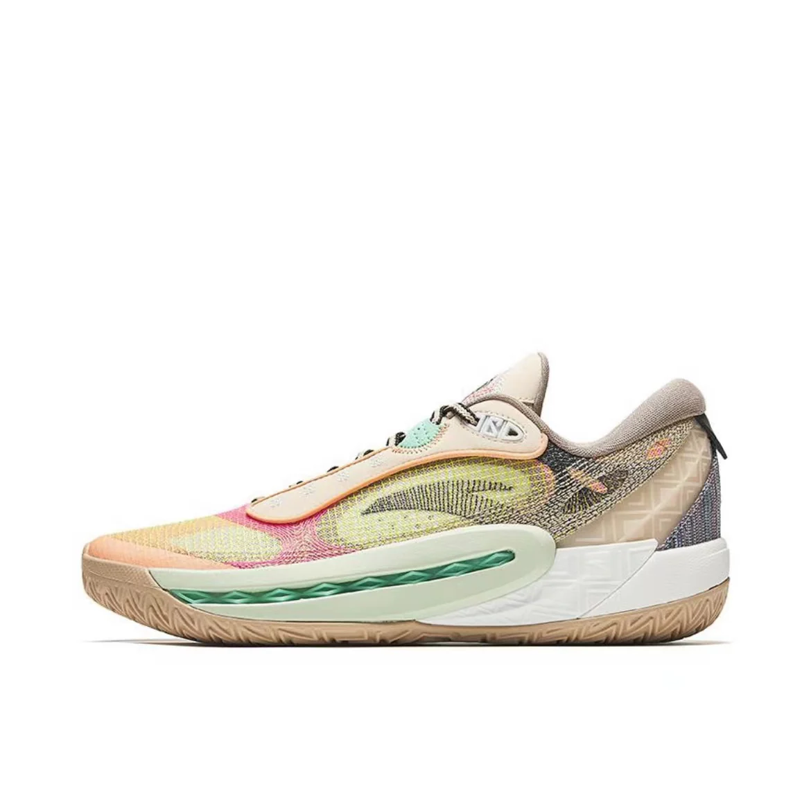 (Women & Men)Anta Shock Wave 6 - Yellow/Brown/Pink