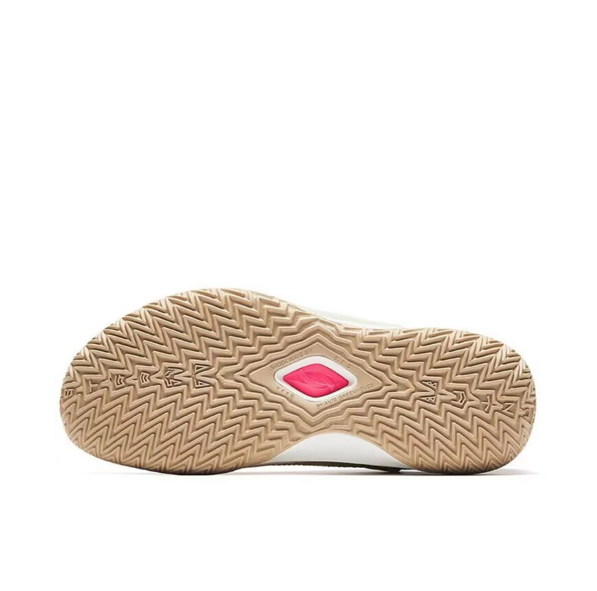 (Women & Men)Anta Shock Wave 6 - Yellow/Brown/Pink - Image 5