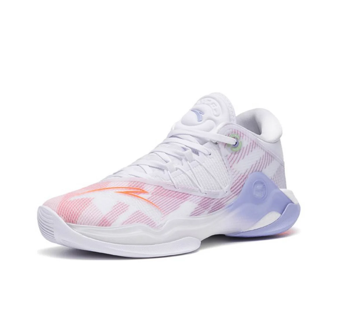 Anta Skyline 1 Nitrogen Tech Pro Basketball Shoes - White/Purple - Image 2