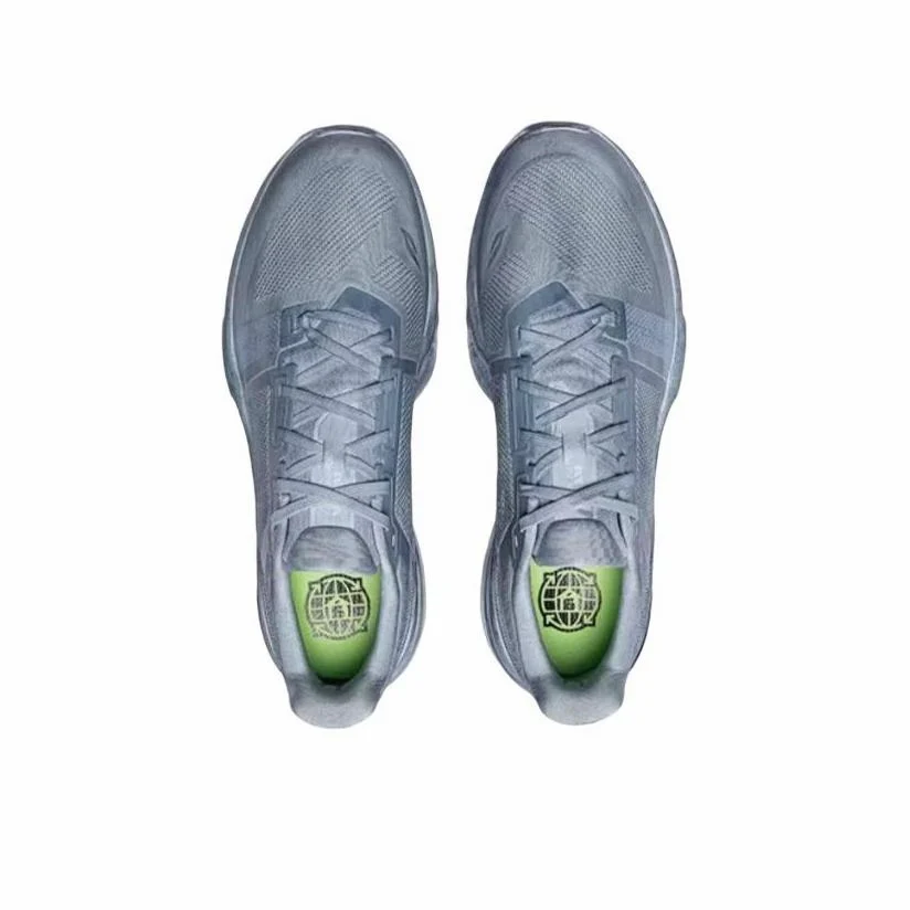 （Wang Yibo）ANTA SNEAKERVERSE SPACE VELOCITY LATTICE Tech Fashion Casual Sneakers - Foggy Blue - Image 4