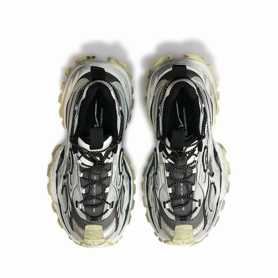 (Men & Women) ANTA SNEAKERVERSE StrataVerse Rock Layer Low Dad Shoes - Gray - Image 5
