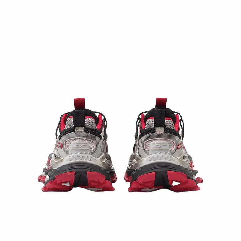 ANTA SNEAKERVERSE StrataVerse Rock Layer Low Dad Shoes - Red/Gray - Image 4