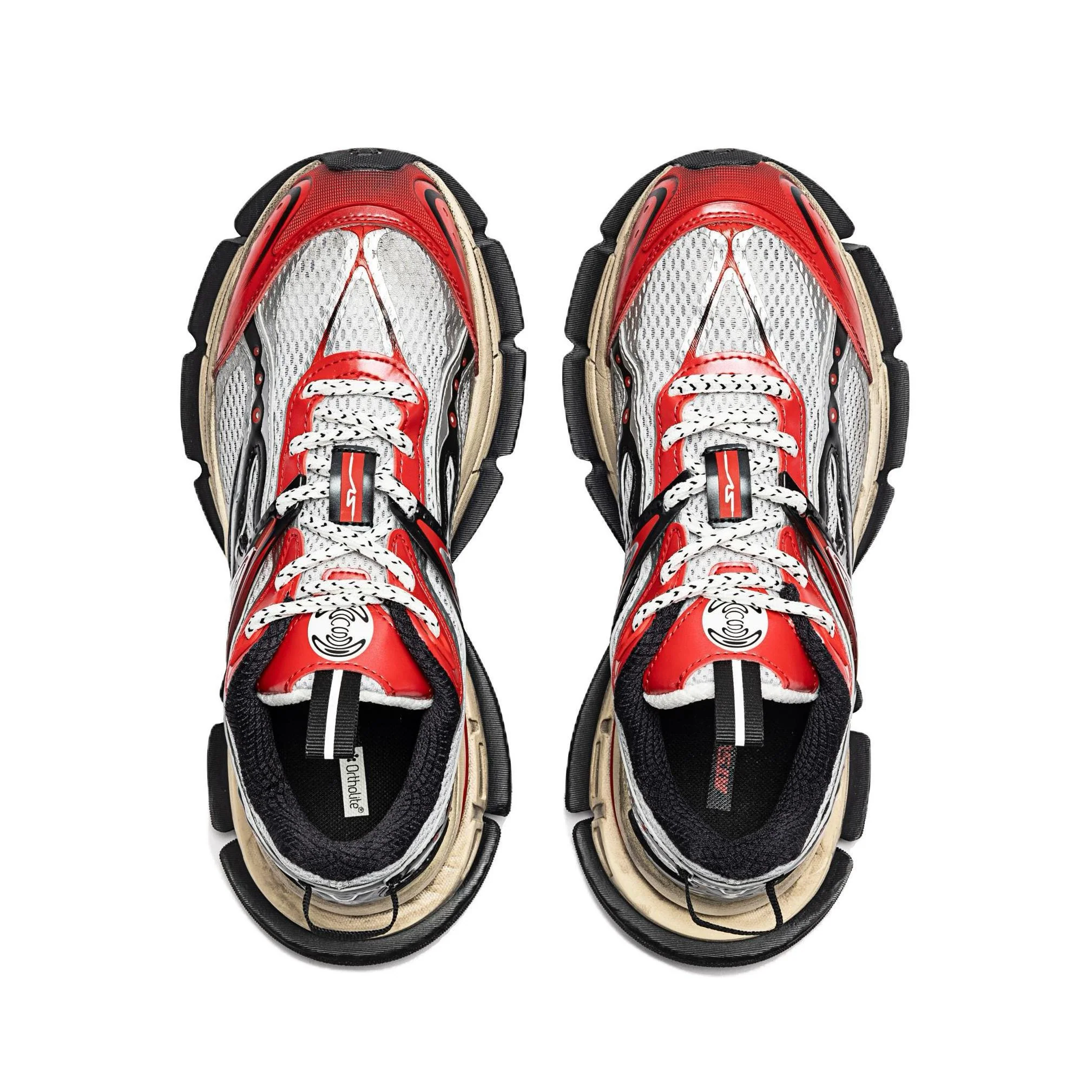 ANTA SNEAKERVERSE SV Impulse Pulse Life Casual Shoes - Grey/Red/Black - Image 6