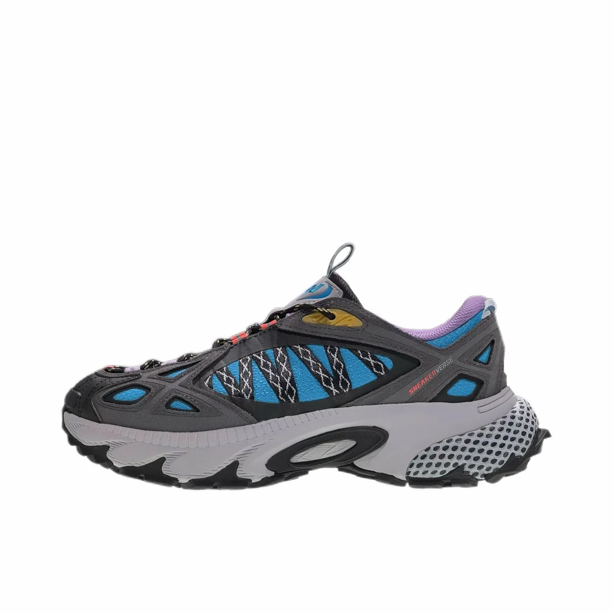 ANTA SNEAKERVERSE ZIGZAG Low-top Casual Shoes - Blue/Gray/Black