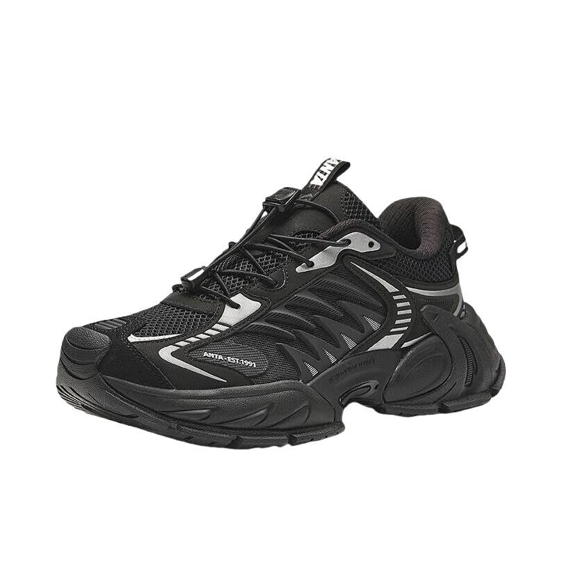 (Men & Women) Anta Star Moon 2 Retro Dad Shoes - Basic Black - Image 2