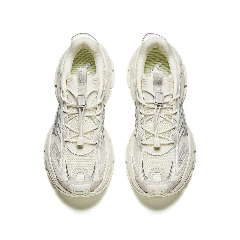 Anta Star Moon 2 Retro Dad Shoes - Ivory White - Image 5