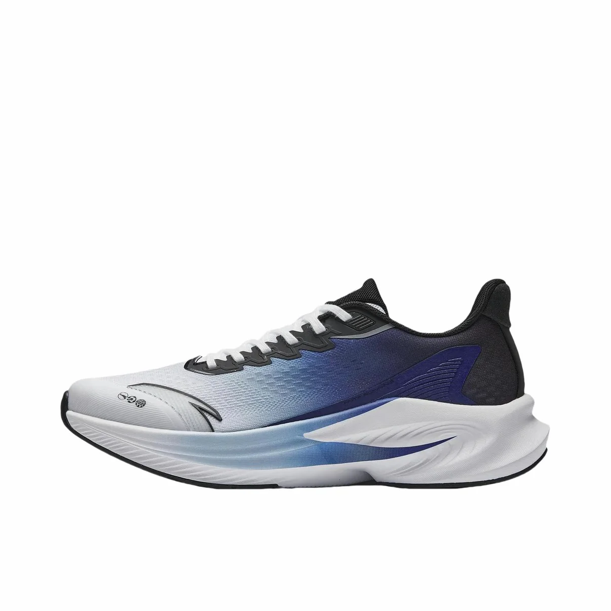 【Yibo Wang】 Anta Stinger 6 Fabric PP Film Running Shoes - White/Blue