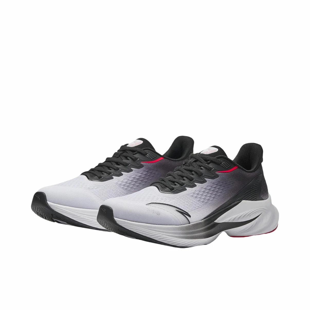 【Yibo Wang】 Anta Stinger 6 Fabric PP Film Running Shoes - White/Gray - Image 2