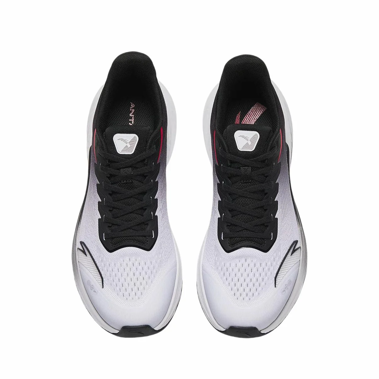 【Yibo Wang】 Anta Stinger 6 Fabric PP Film Running Shoes - White/Gray - Image 5