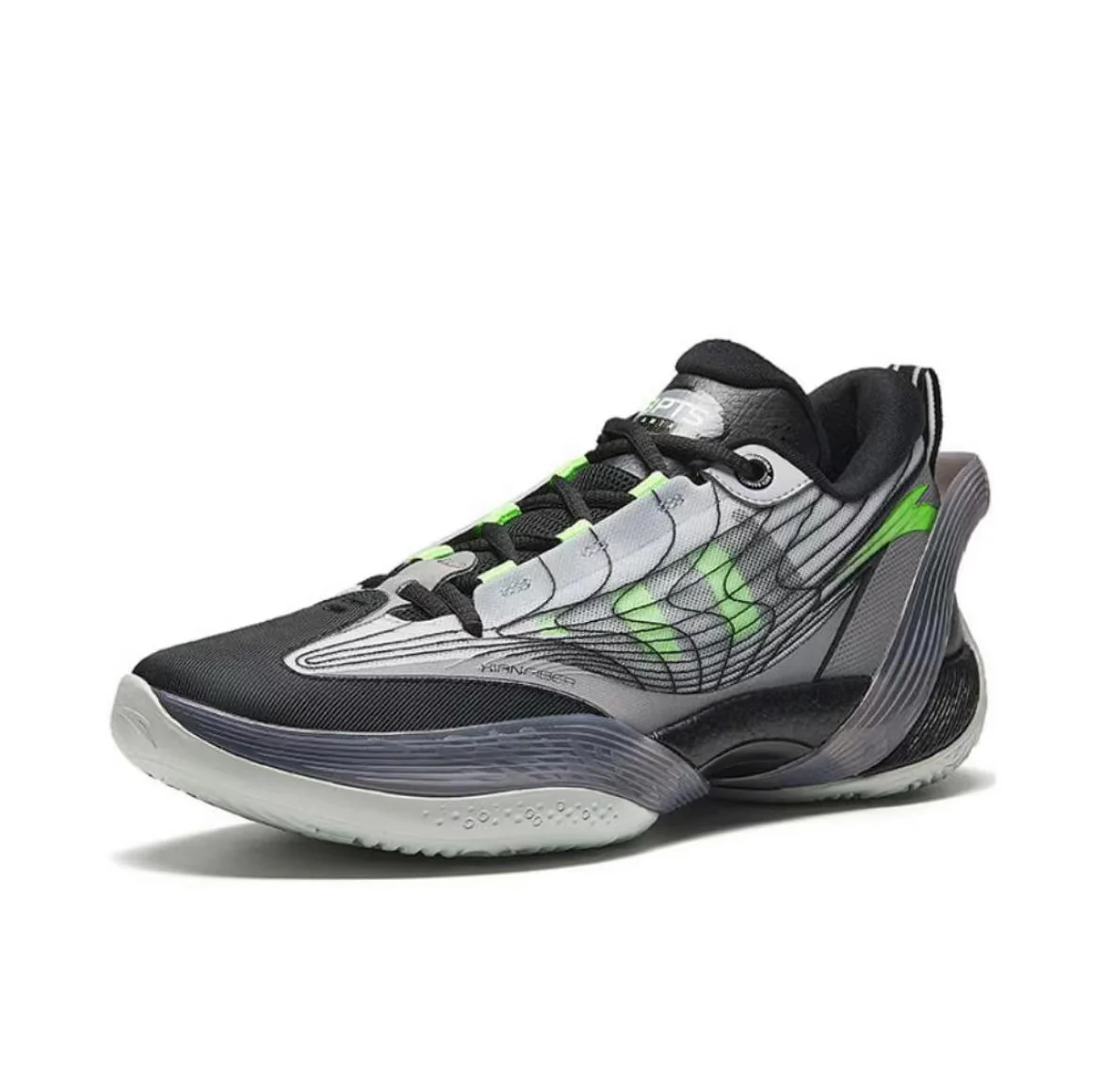 Anta Three-Point Rain 1V2 - Green/Gray - Image 2
