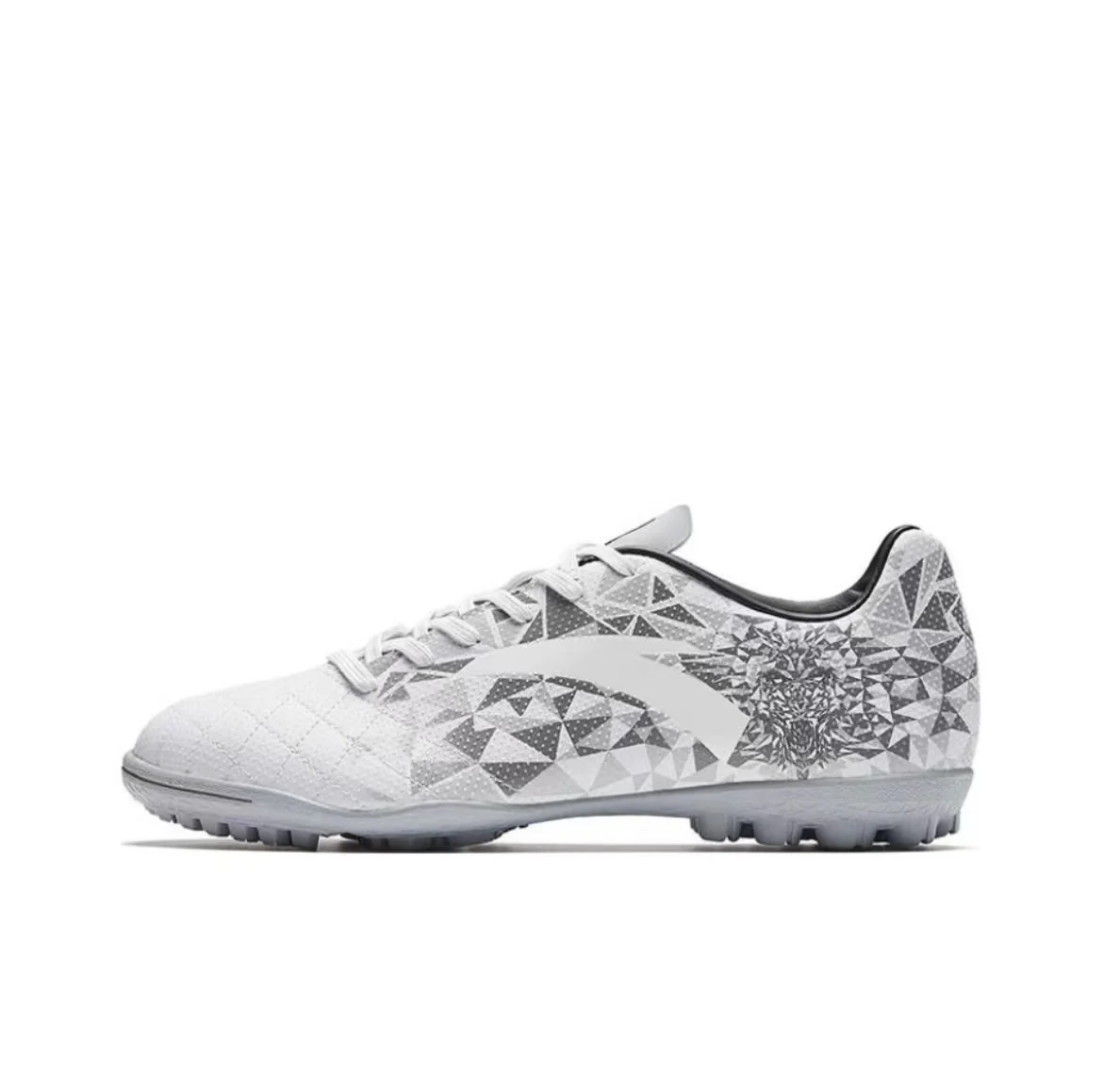 Anta Wear-Resistant Football Boots - Gray/White