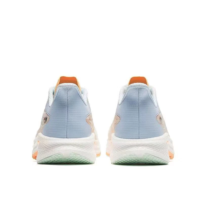 Anta Woman's Mach 4.0 Racing Running Shoes - Green/Blue/Orange - Image 3