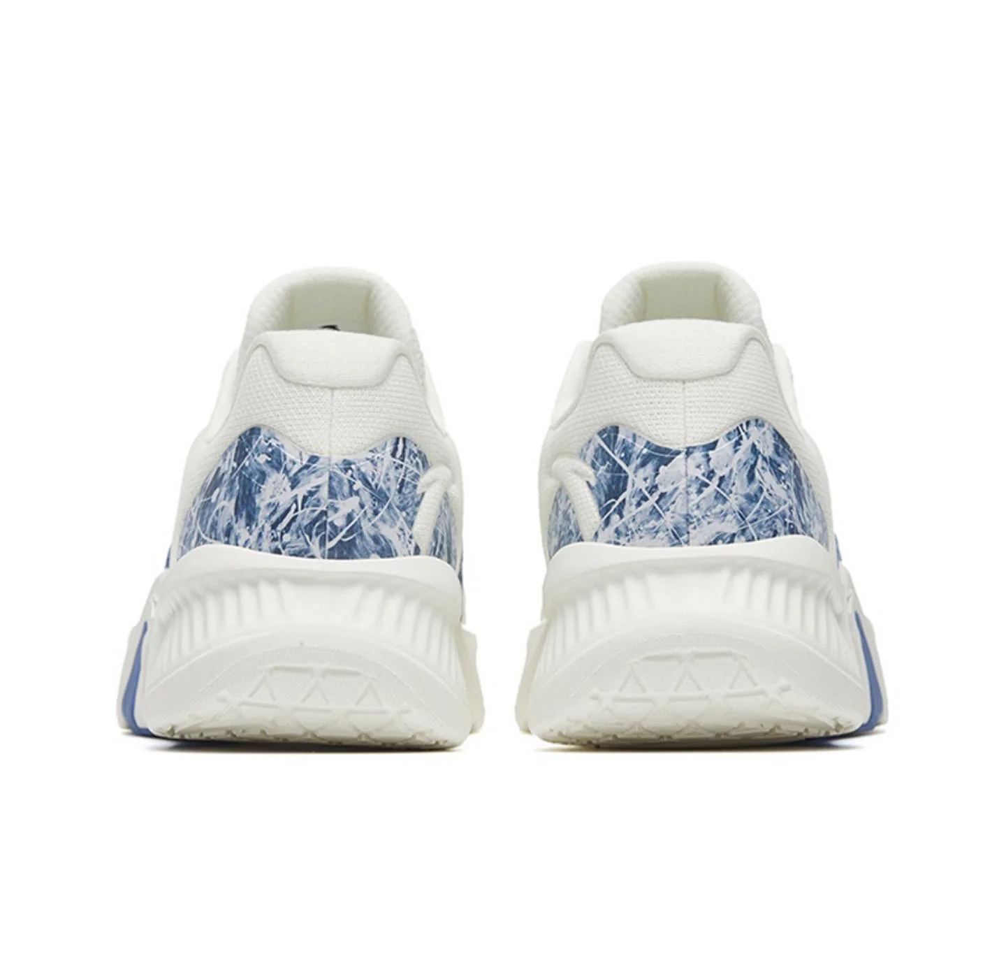 Anta Women National Team Training Weightlifting Shoes White/Blue - Image 4