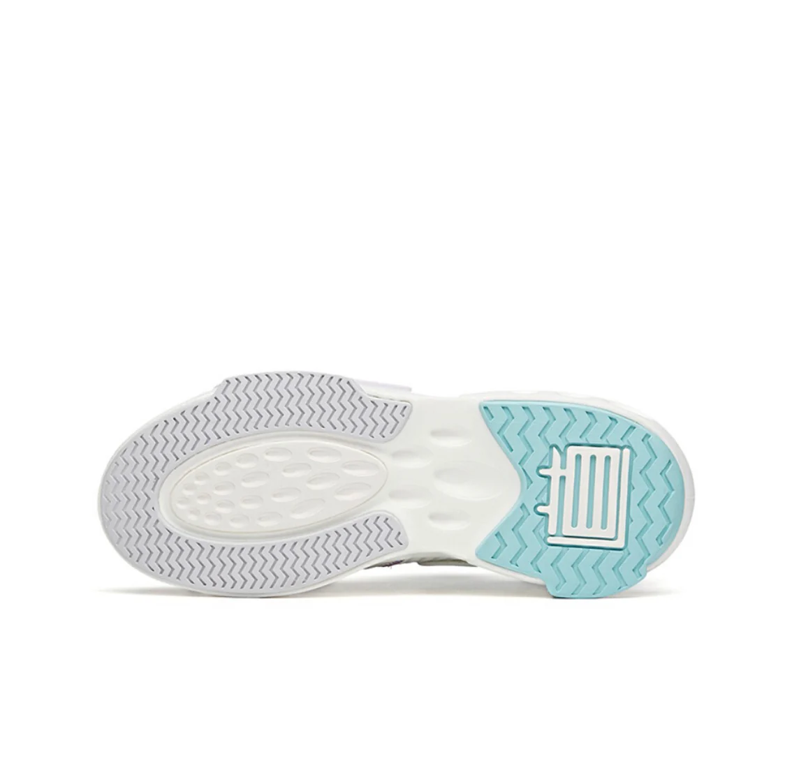 Anta Women’s  Badao Mid Sneakers White/Blue/Gray - Image 5