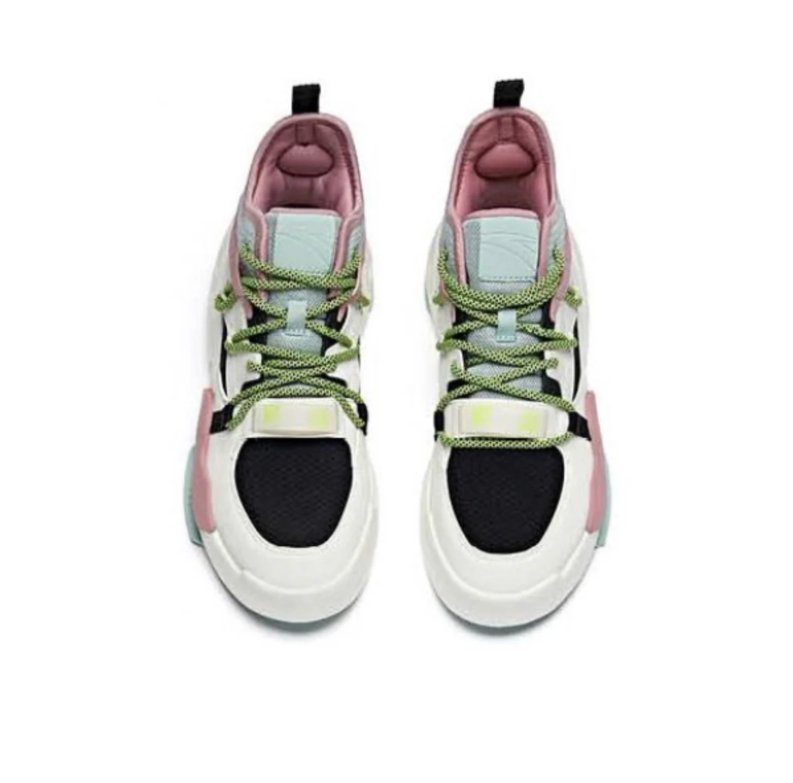 Anta Women's Badao 5 Mid White/Black/Pink - Image 5