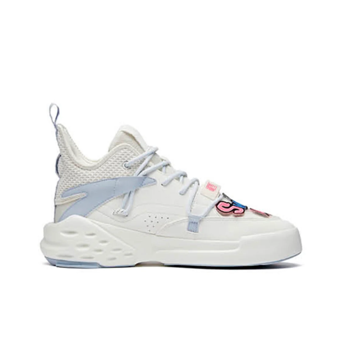 Anta Women's Badao 5 Mid White/Blue - Image 5