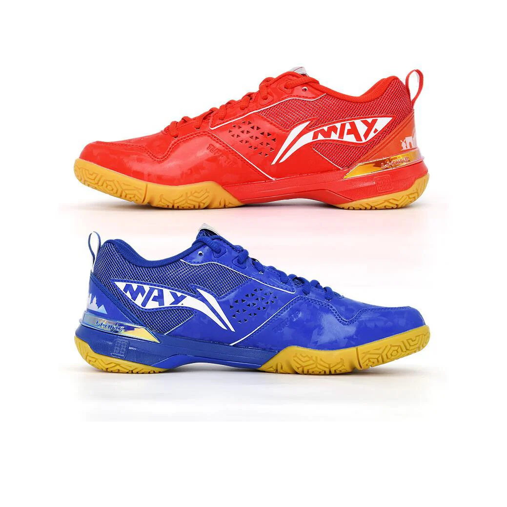 Blade DF-01 Max | Li-Ning Badminton Shoes - Mandarin Duck/Blue Red