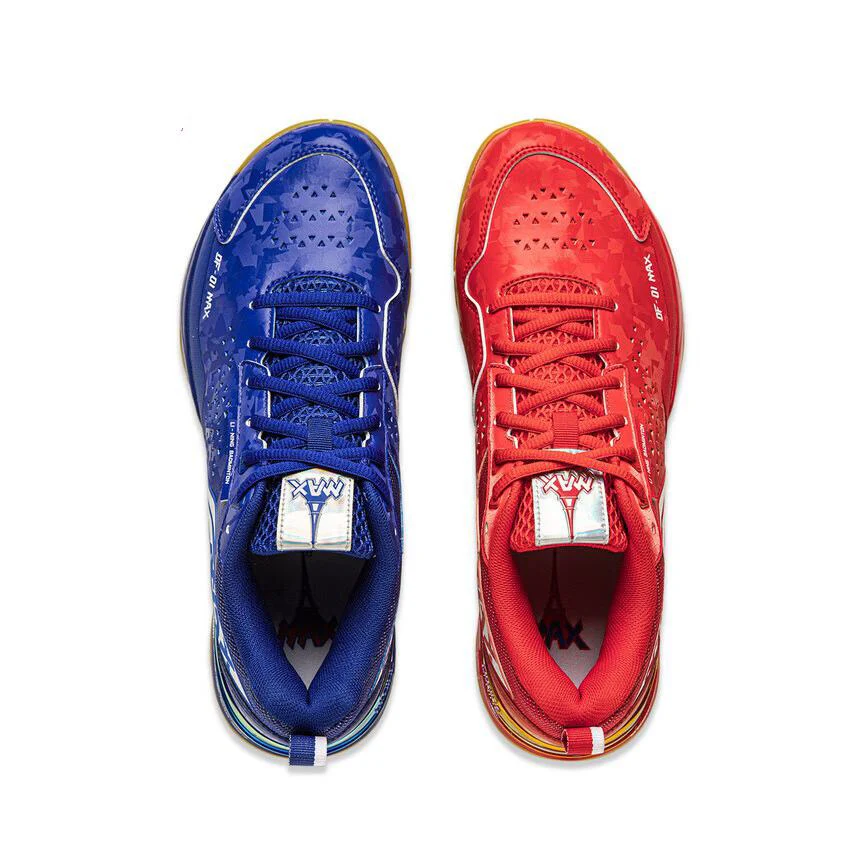 Blade DF-01 Max | Li-Ning Badminton Shoes - Mandarin Duck/Blue Red - Image 4