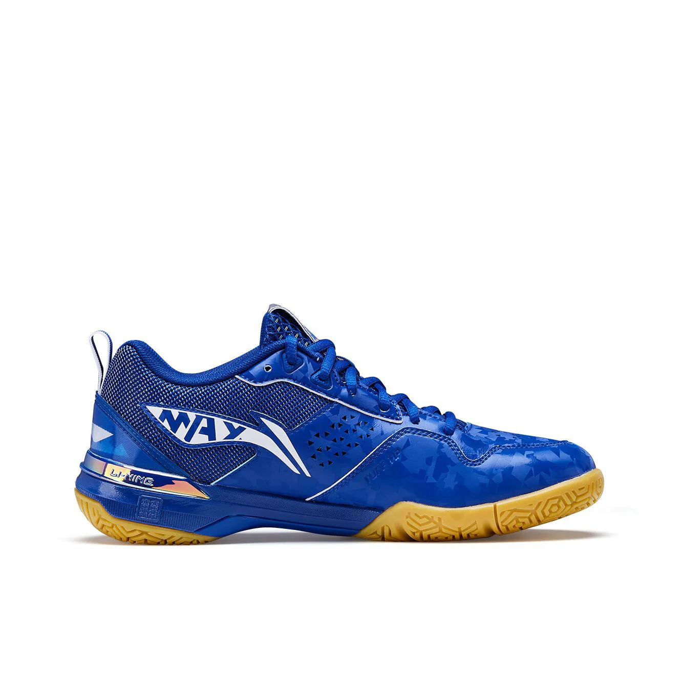 Blade DF-01 Max | Li-Ning Badminton Shoes - Mandarin Duck/Blue Red - Image 5