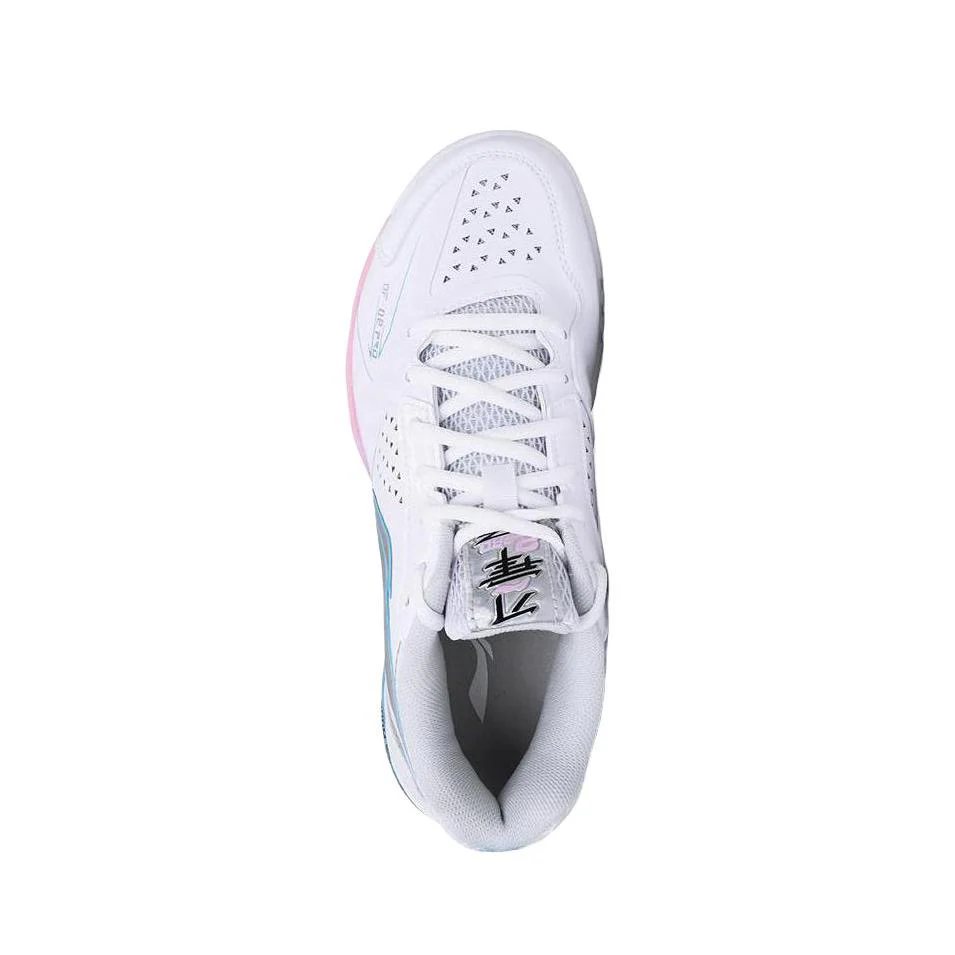 Blade DF-02 Pro | Li-Ning Badminton Shoes - White/Blue/Pink - Image 5