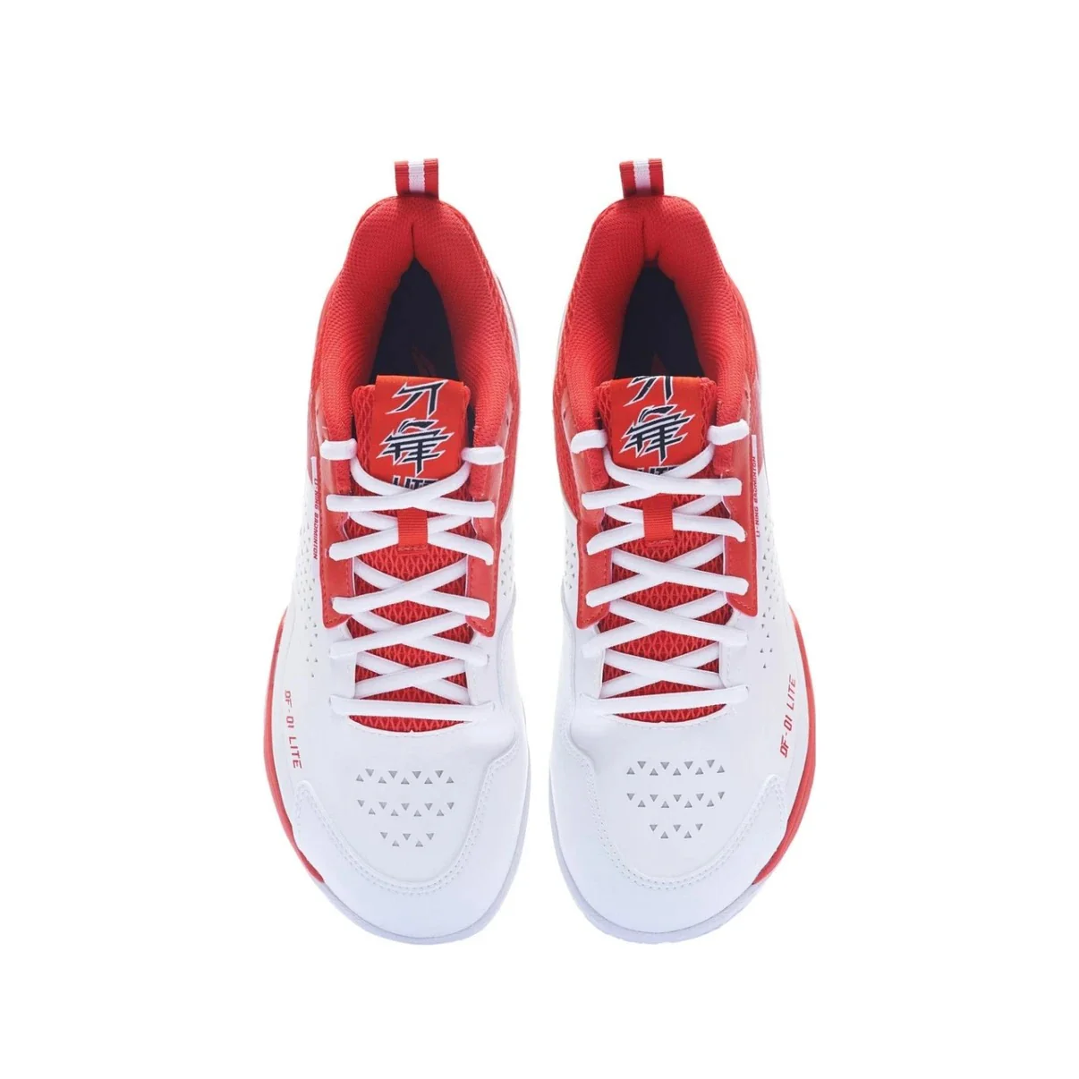 Blade DF Lite | Li-Ning Badminton Shoes - White/Red - Image 6