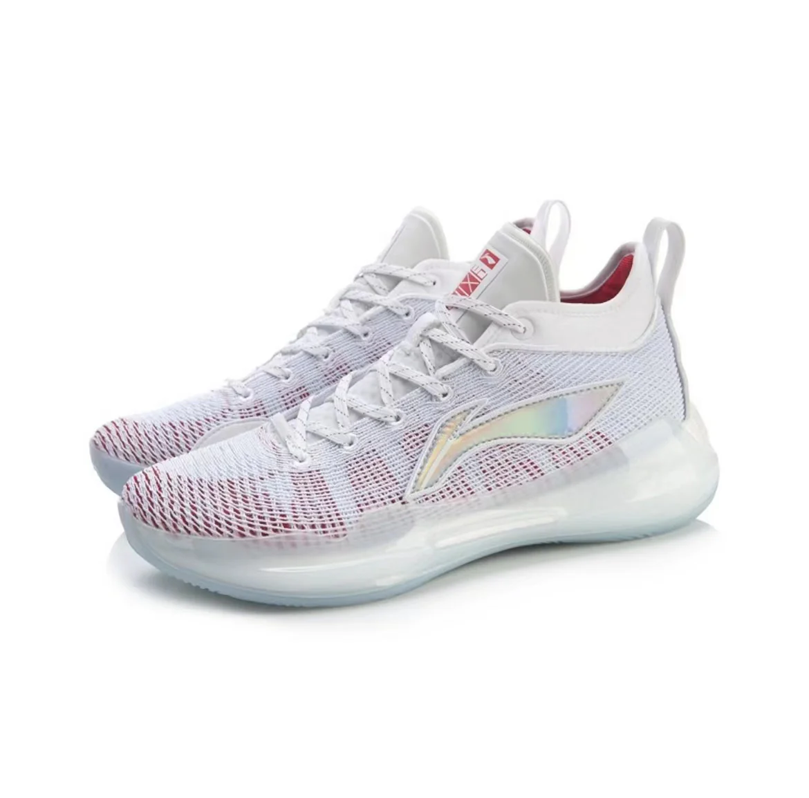 C. J. Mccollum x Li-Ning Yushuai 13 Low - White/Red - Image 2