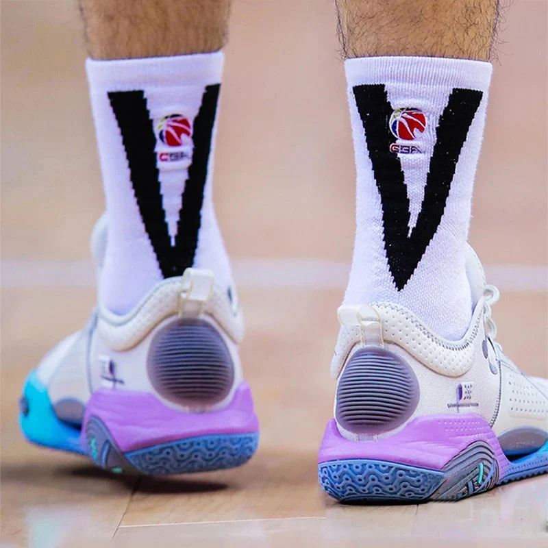 [CBA] Li-Ning High-Top Anti-Slip Socks for On-Court Players - Image 10