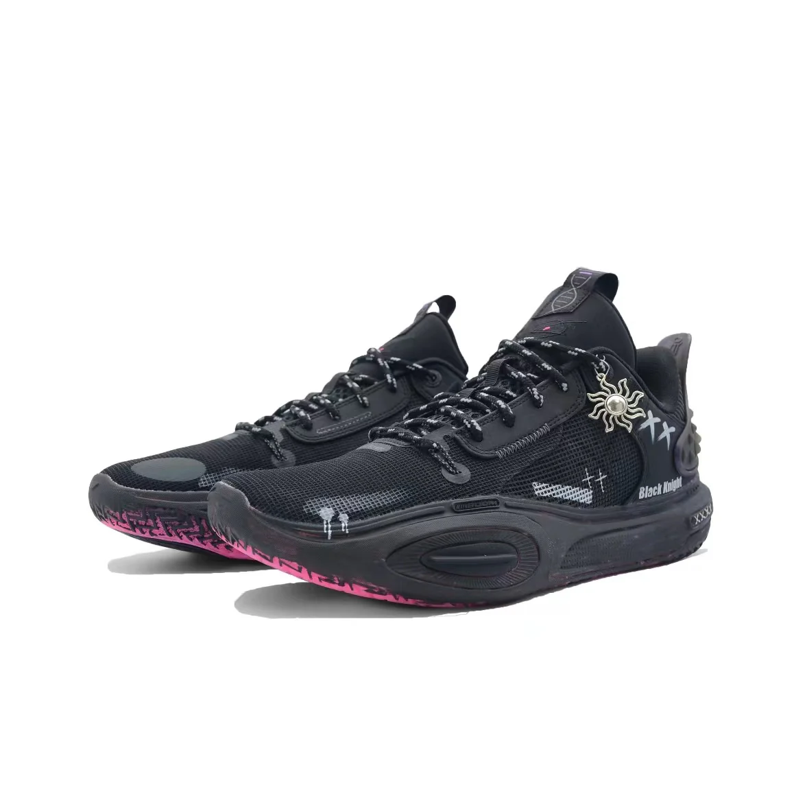 （Custom Sneakers）Li-Ning Wade All City 11 - Black Warrior - Image 3