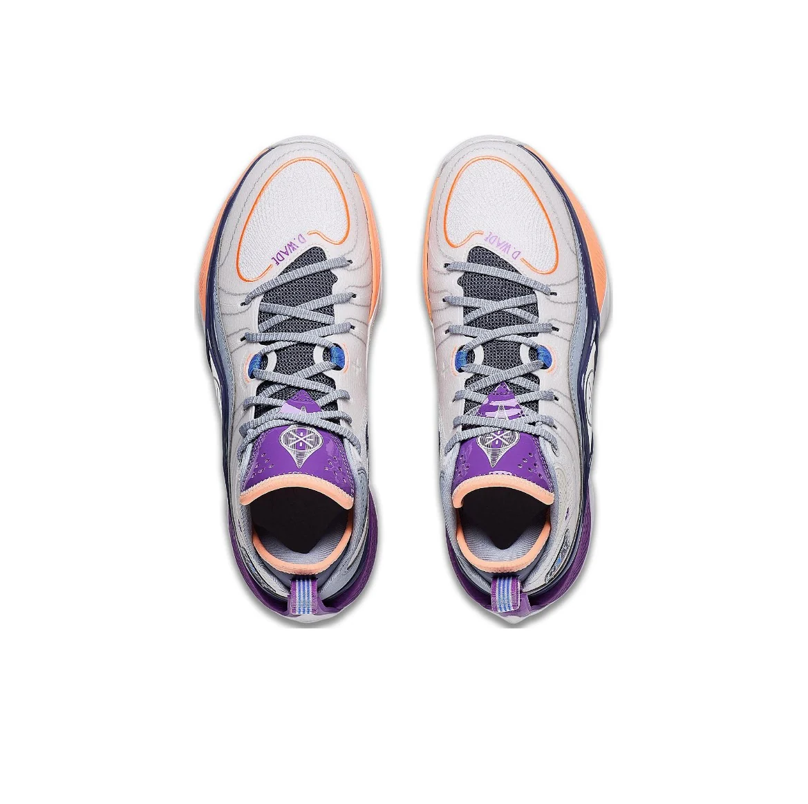 D'Angelo Russell x Li Ning Wade Shadow 5 - White/Purple - Image 5