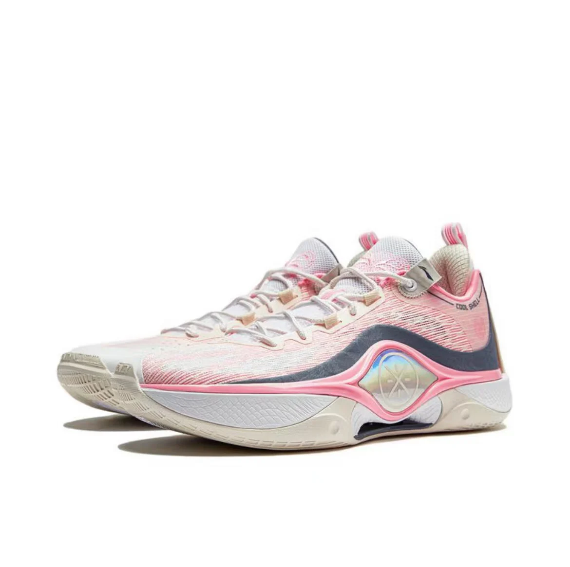 D'Angelo Russell x Li Ning Wade Shadow 5V2 - White/Pink - Image 2