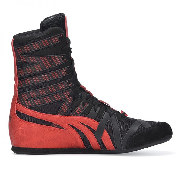 Do-win High Barrel Professional Boxing Training Shoes - Red/Black - Image 4