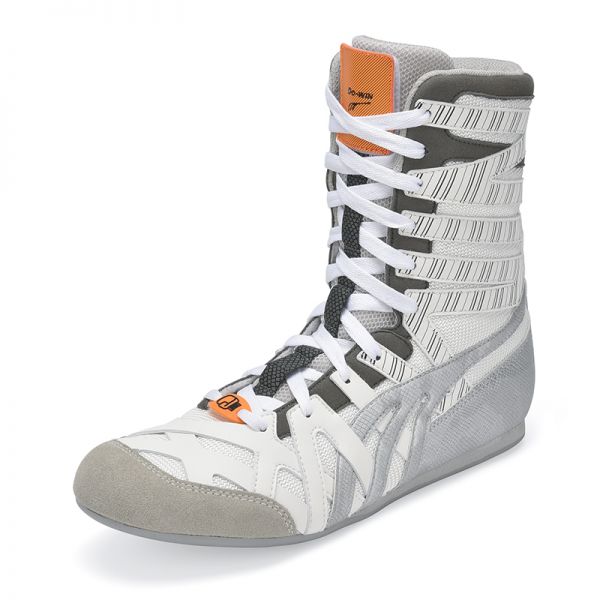 Do-win High Barrel Professional Boxing Training Shoes - White/Gray - Image 2