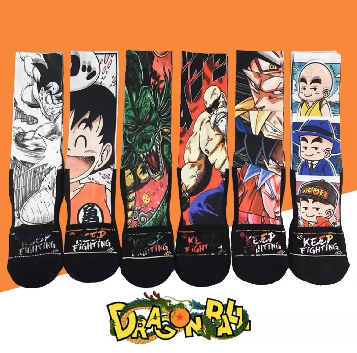 Dragon Ball Hip Hop Street Basketball Socks