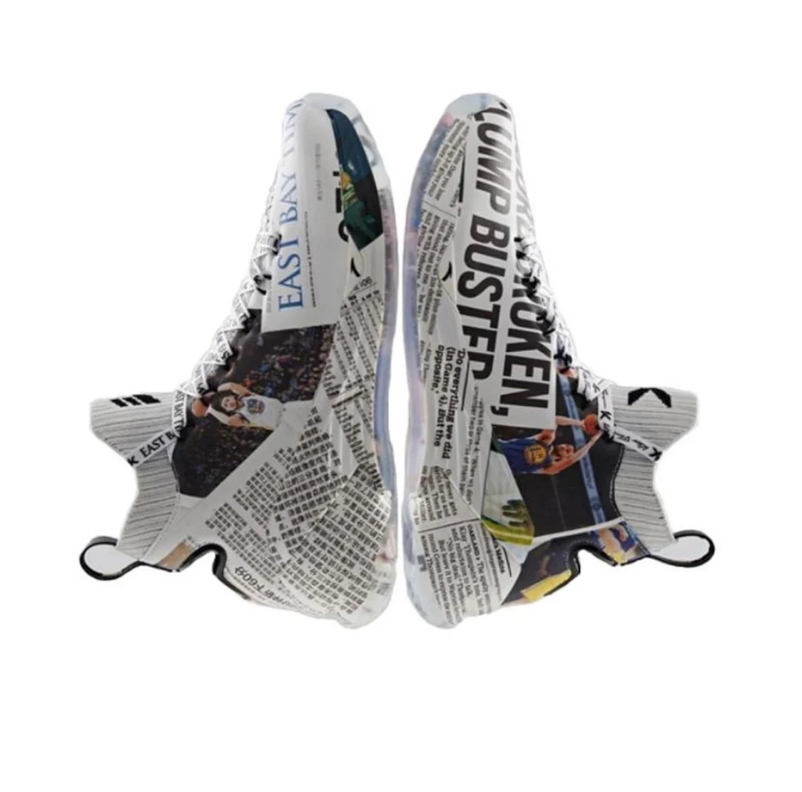 East Bay Times x Anta Men's Klay Thompson Kt4 Newspaper - Image 5