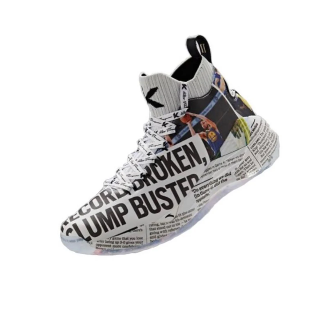 East Bay Times x Anta Men's Klay Thompson Kt4 Newspaper - Image 6
