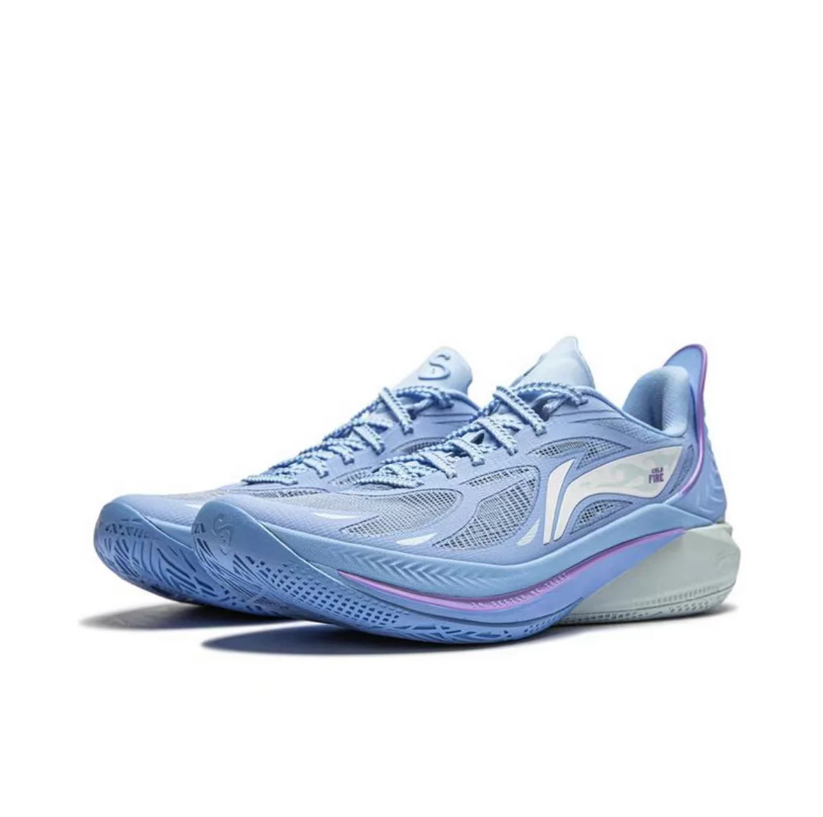 Great White Shark|CJ•McCollum x Li-Ning Sonic 12 - Blue/Purple - Image 2
