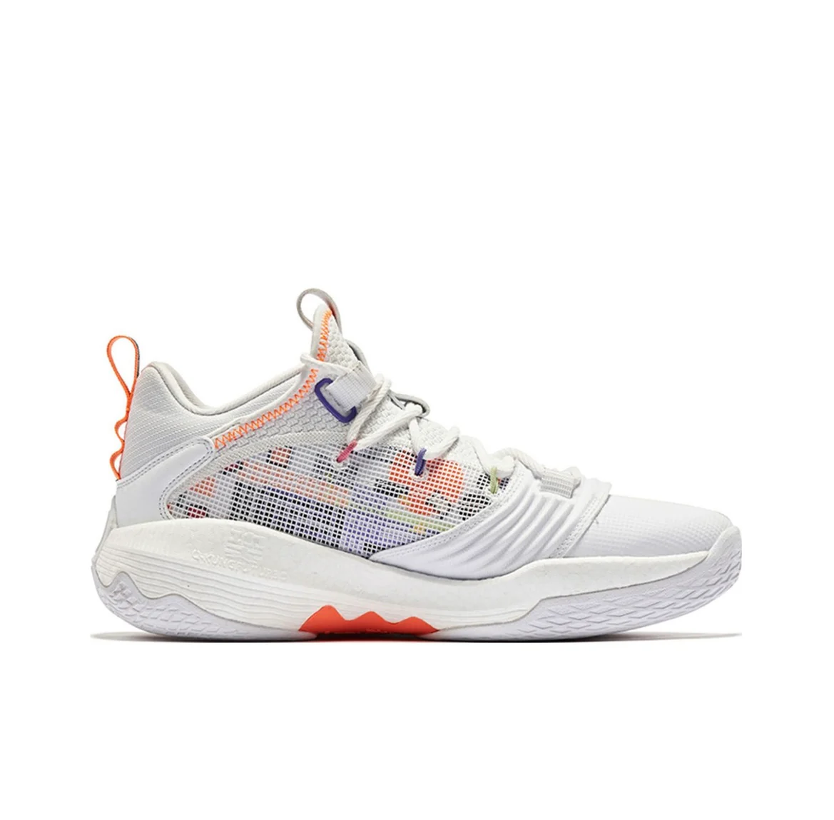 Keldon Johnson x Qiaodan Fengci 6 Pro - White Orange - Image 2