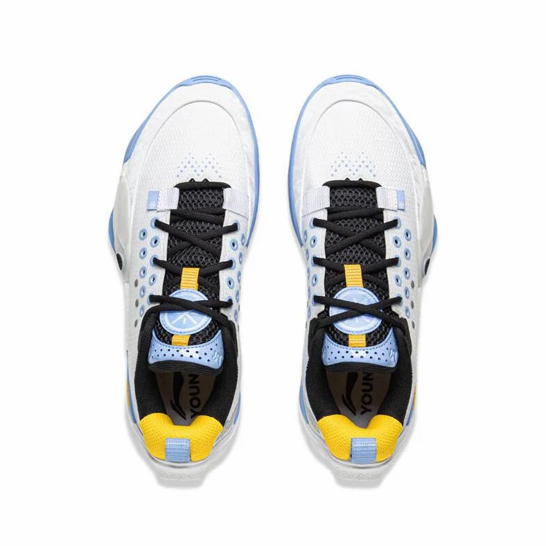 （Kids）Li-Ning Wade All City 13 - White/Blue - Image 5