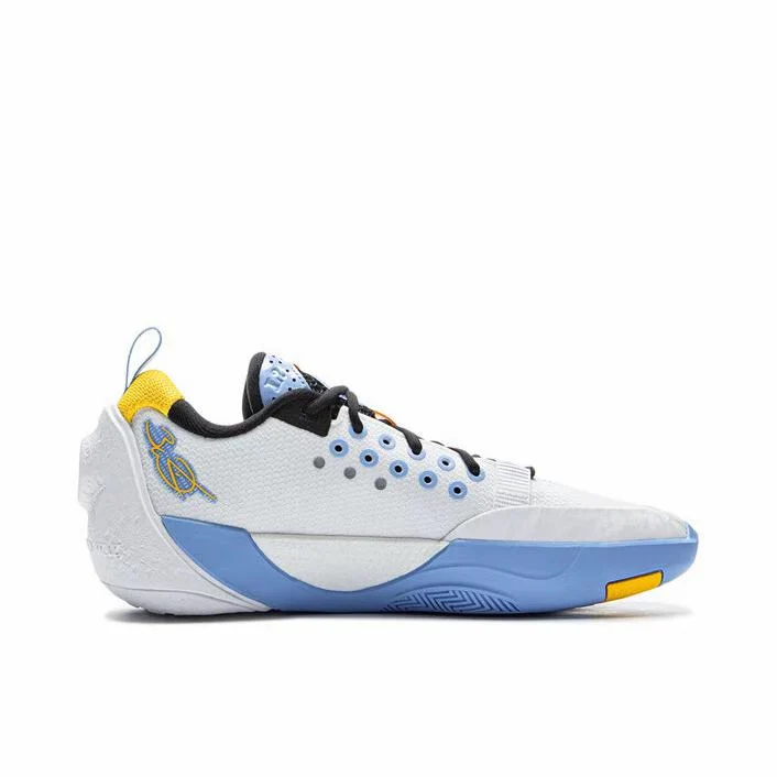 （Kids）Li-Ning Wade All City 13 - White/Blue - Image 6