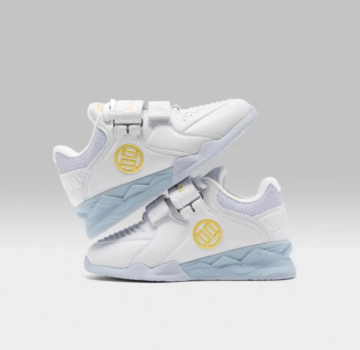 （Kids）Lu Xiaojun Lifter 1.0 Professional Weightlifting Shoes / Squat Shoes - White - Image 3