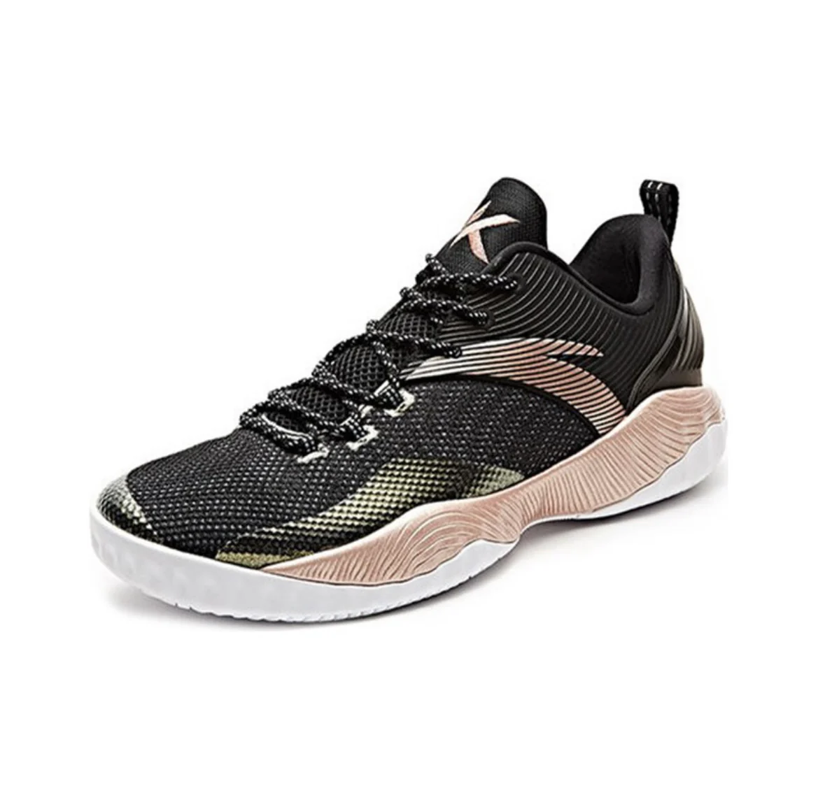 Klay Thompson x Anta Shock The Game 1.0 Basketball Shoes - Black/Gold - Image 3