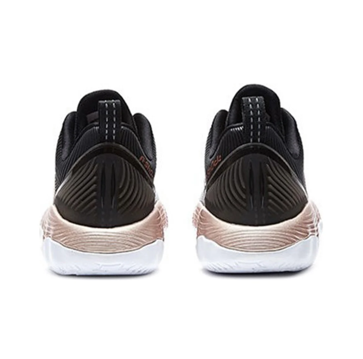 Klay Thompson x Anta Shock The Game 1.0 Basketball Shoes - Black/Gold - Image 5