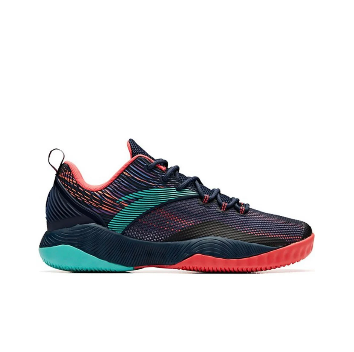 Klay Thompson x Anta Shock The Game 1.0 Basketball Shoes - Blue/Red - Image 2